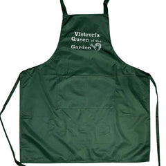 Personalised Premium Green Apron with Embroidered Name Made to Order Cooking Gift